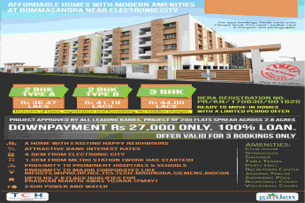 Affordable Homes With Modern Amenities At Garden Residency, Bangalore